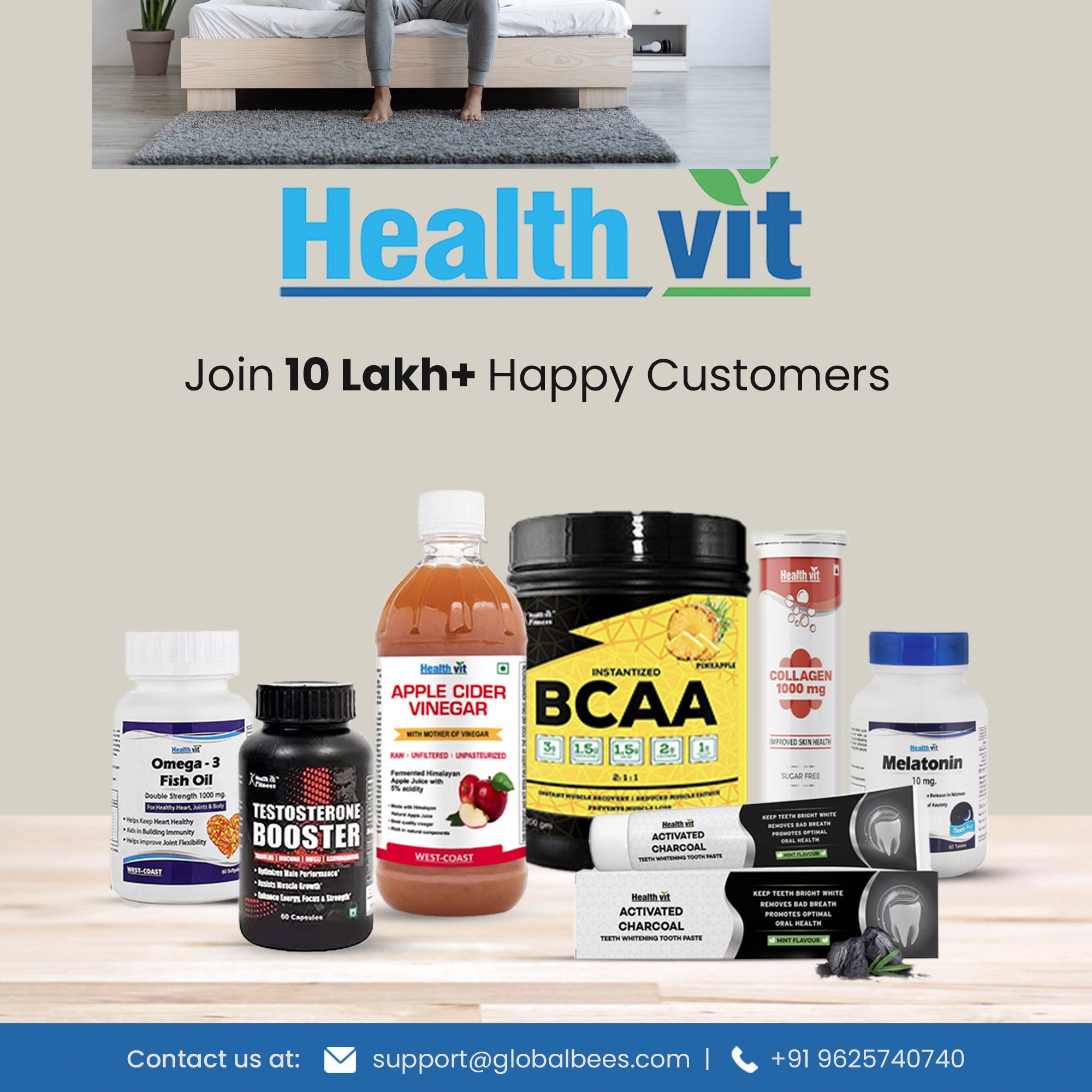 Healthvit creatine - ideal for gym workouts