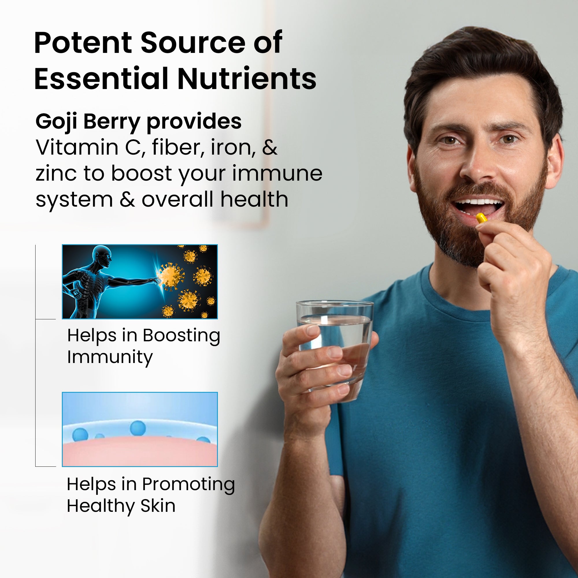 Healthvit goji berry supplements - convenient health capsules