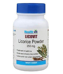 Healthvit Licovit - 250 mg (60 Capsules, Licorice Powder)