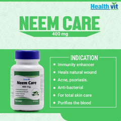 Healthvit neem powder capsules - natural remedy