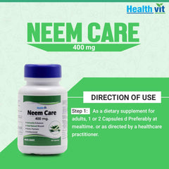 Healthvit neem care - daily skin support