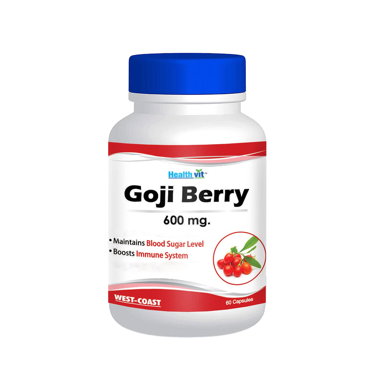 Healthvit goji berry supplements - vegetarian energy source