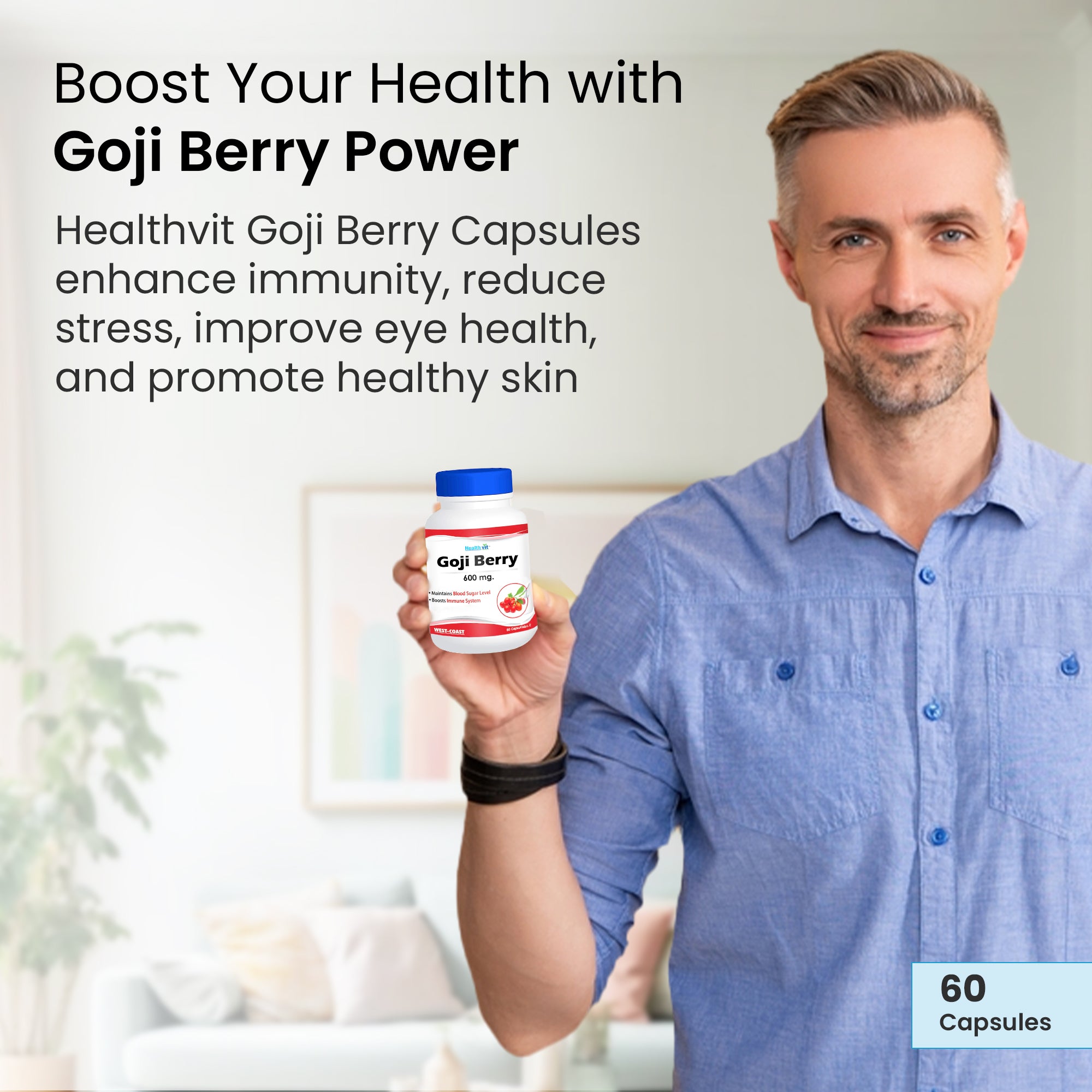 Healthvit goji berry supplements - fitness essentials