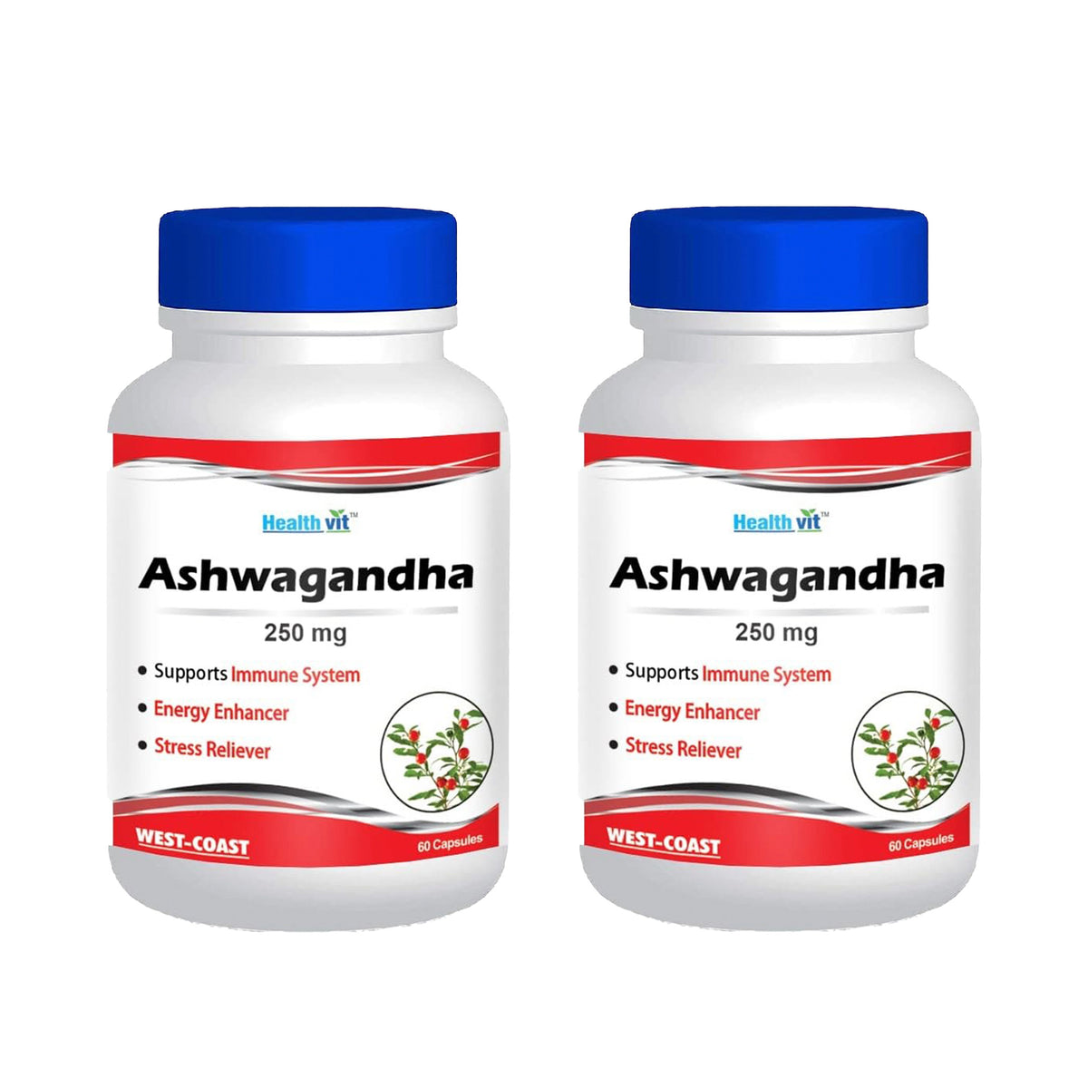 Healthvit ashwagandha capsules - Anti-fatigue solution for busy individuals