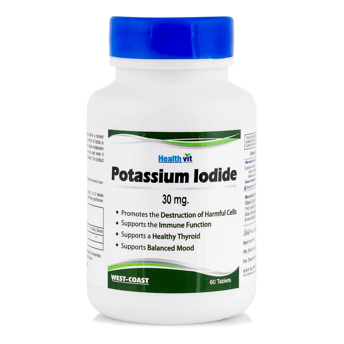 Healthvit Potassium Iodide - Convenient health solution