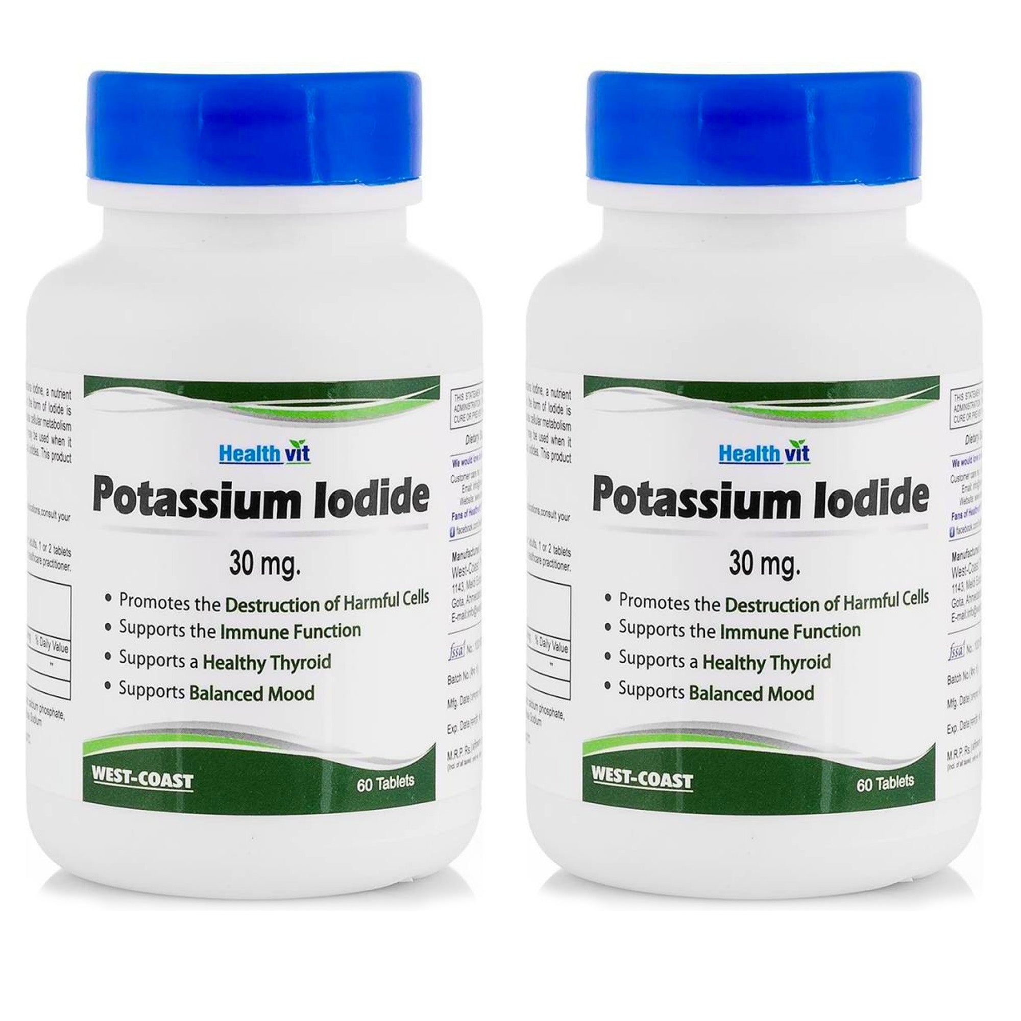 Healthvit potassium supplements - suitable for adults