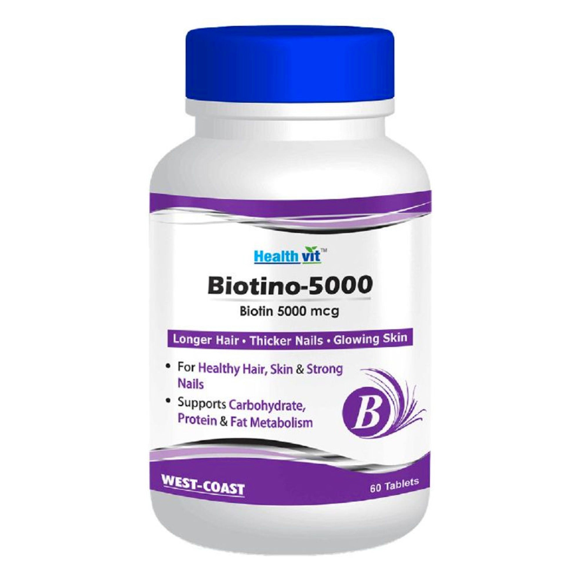 Healthvit Biotino5000 - Hair and nail health enhancer