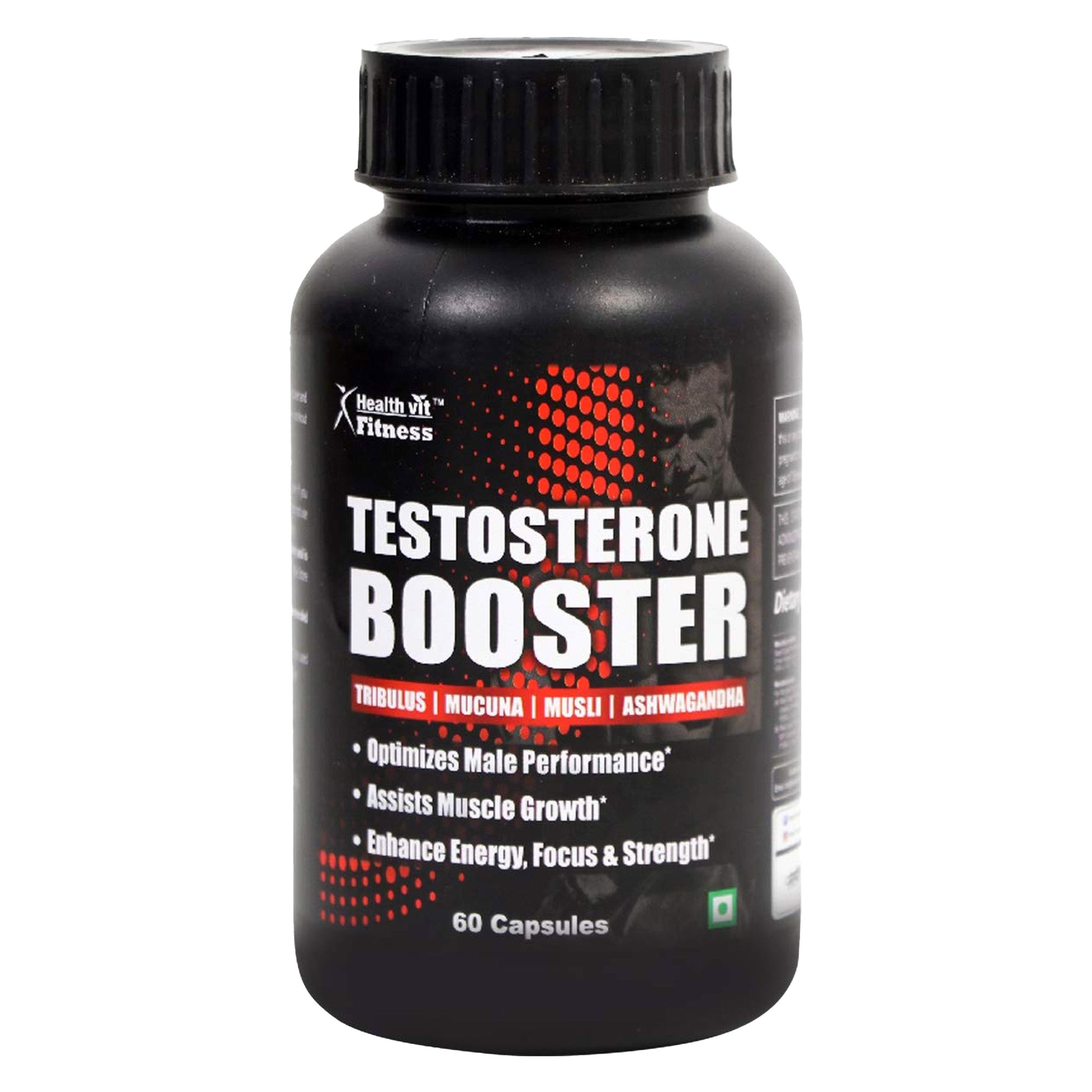 Muscle Boost Booster Healthvit Fitness Testosterone Booster Supplement and Boost Men Muscle