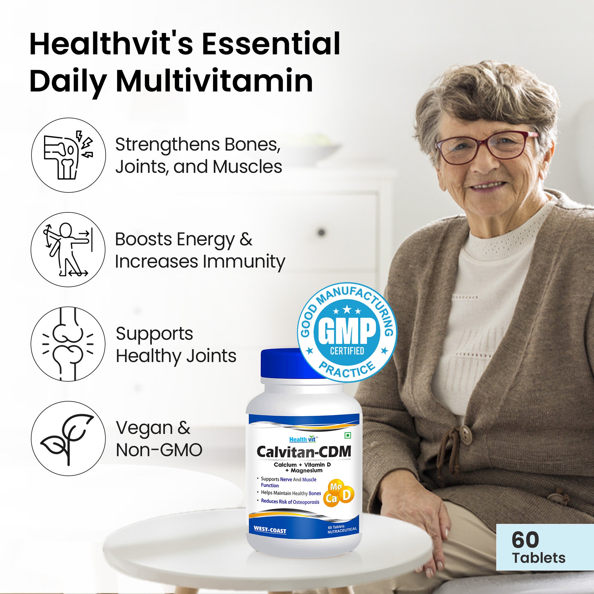 Healthvit Magnesium Tablets - Suitable for Women