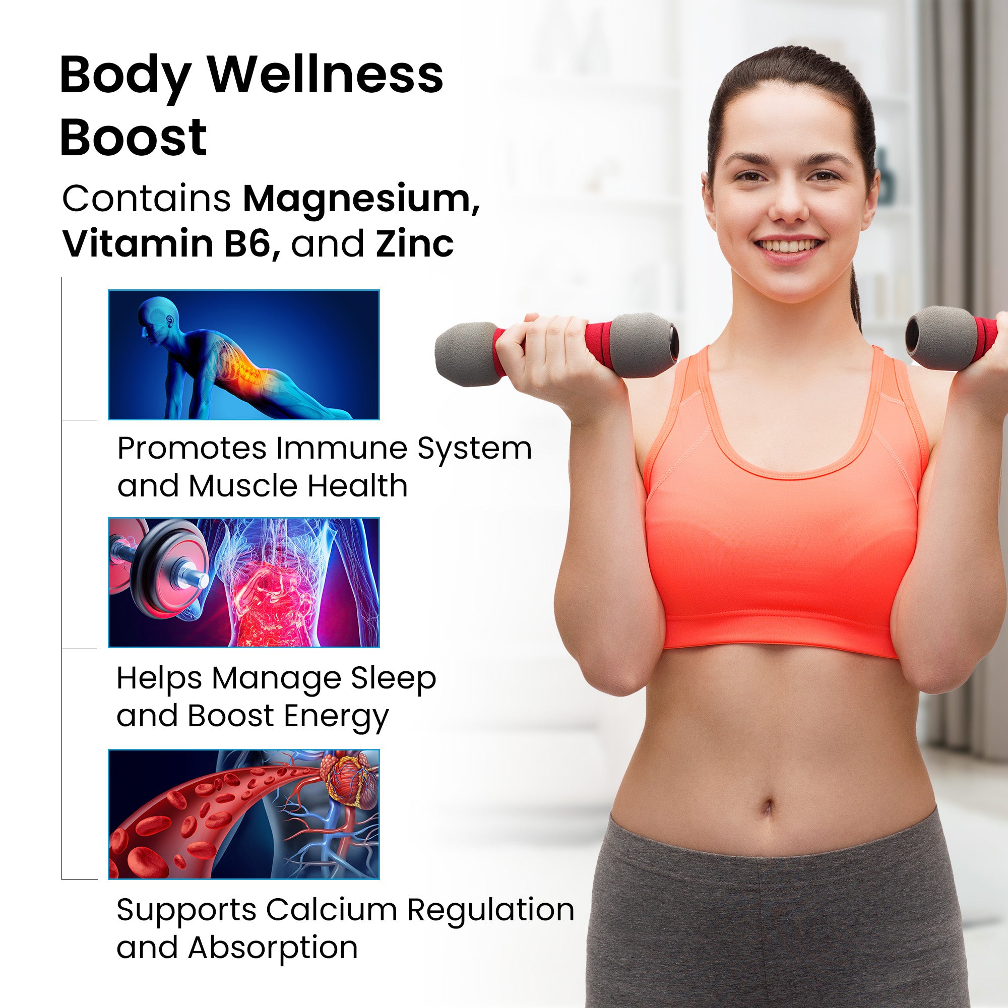 Healthvit magnesium tablets - relaxation and recovery