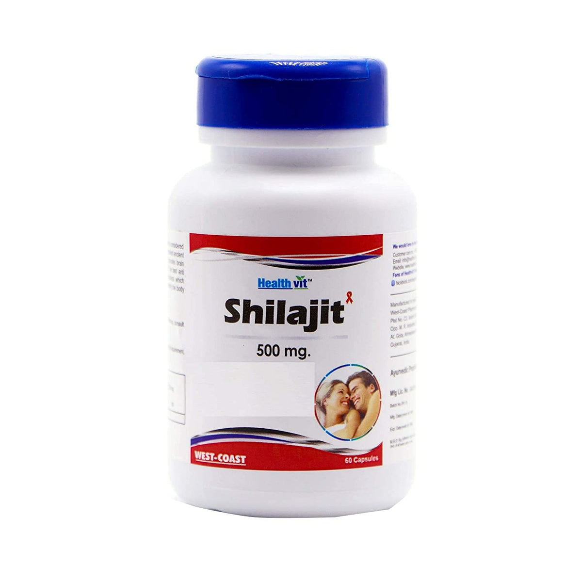 Healthvit Shilajit - 500 Mg – 60 Capsules