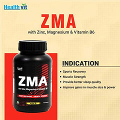 Healthvit Fitness ZMA Nightime Recovery Support - 90 Capsules