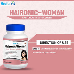 Healthvit Haironic-Women Hair Growth Supplement 60 Tablets