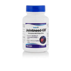 Healthvit Jointneed-GB Glucosamine 350mg, Ginkgo Biloba 50mg - 60 Capsules