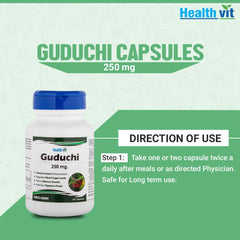 Healthvit Guduchi 250 mg 60 Capsules