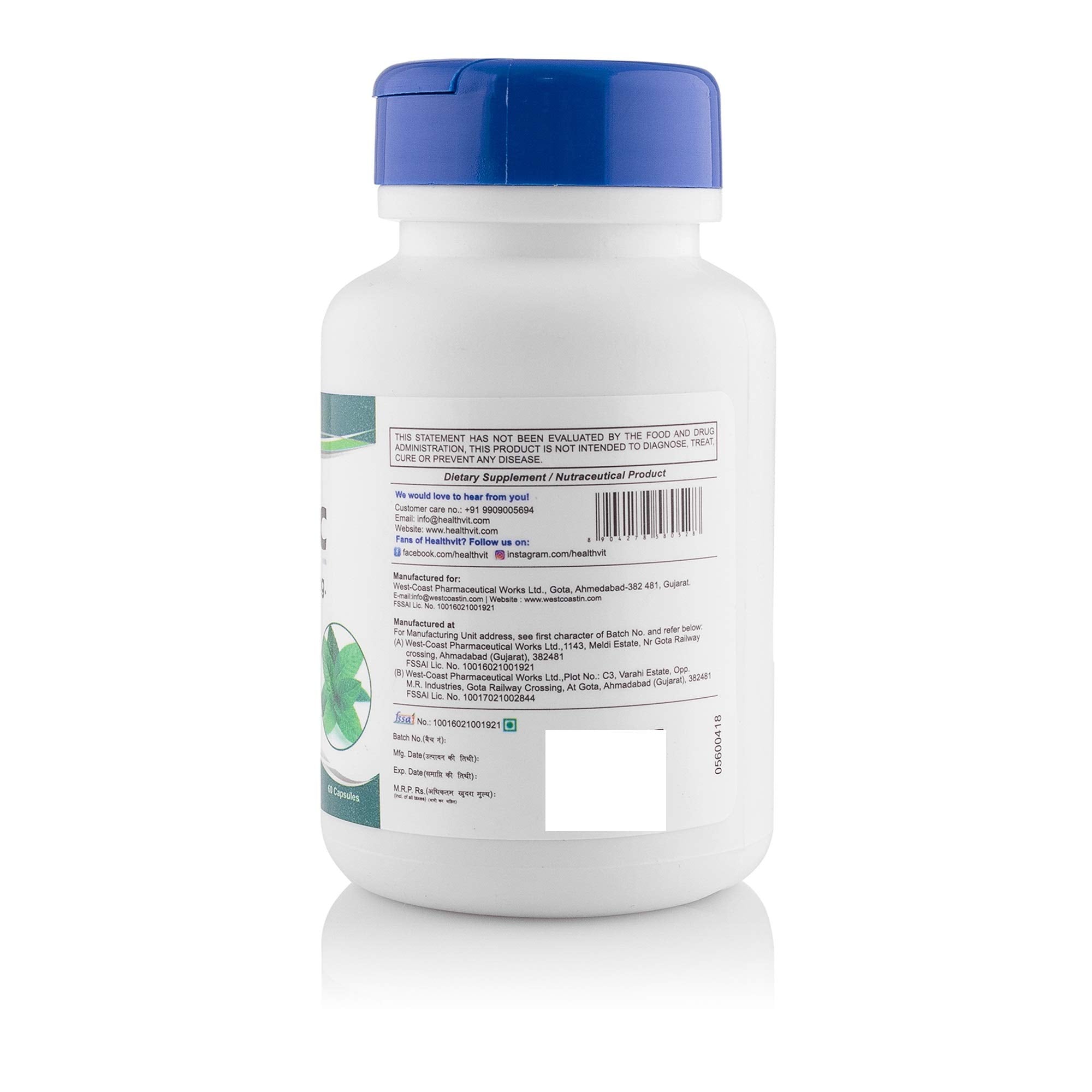Healthvit TUL-C Powder 60 Capsules - 250 mg