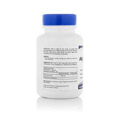 Healthvit Alpha Lipoic Acid 300mg Max Absorption Gluten Free/Non-GMO | Powerful Anti-oxidants, Maintain Blood-sugar, Boosts Brain Function | Pack of 60 Tablets