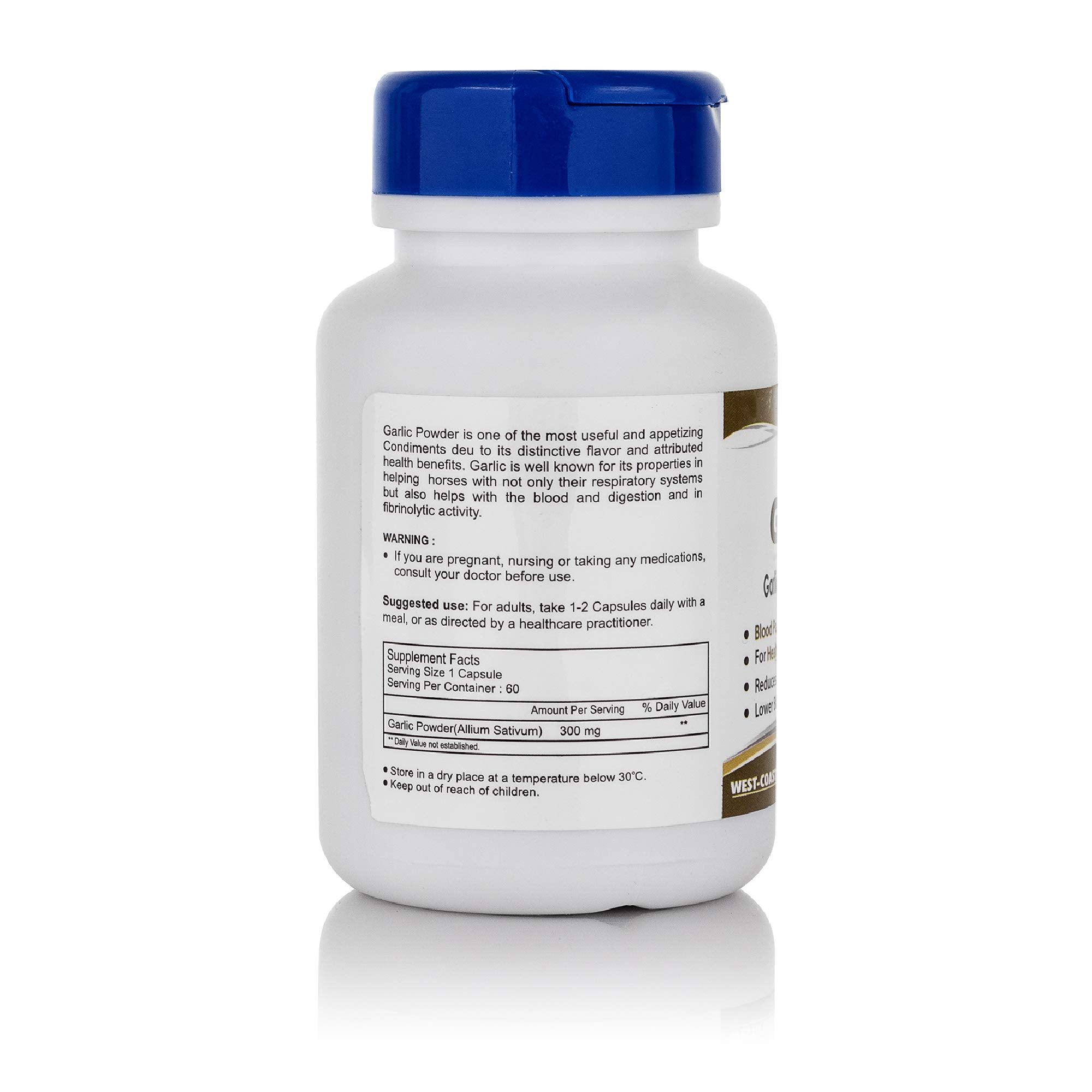 Healthvit Garlin Garlic Powder 300 mg - 60 Capsules (Pack of 2)