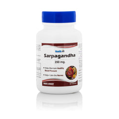 Healthvit Sarpagandha 250mg - 60 Capsules