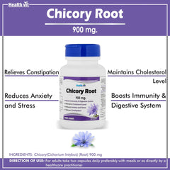 Healthvit Chicory Root 900mg 60 Capsules For Immunity Booster