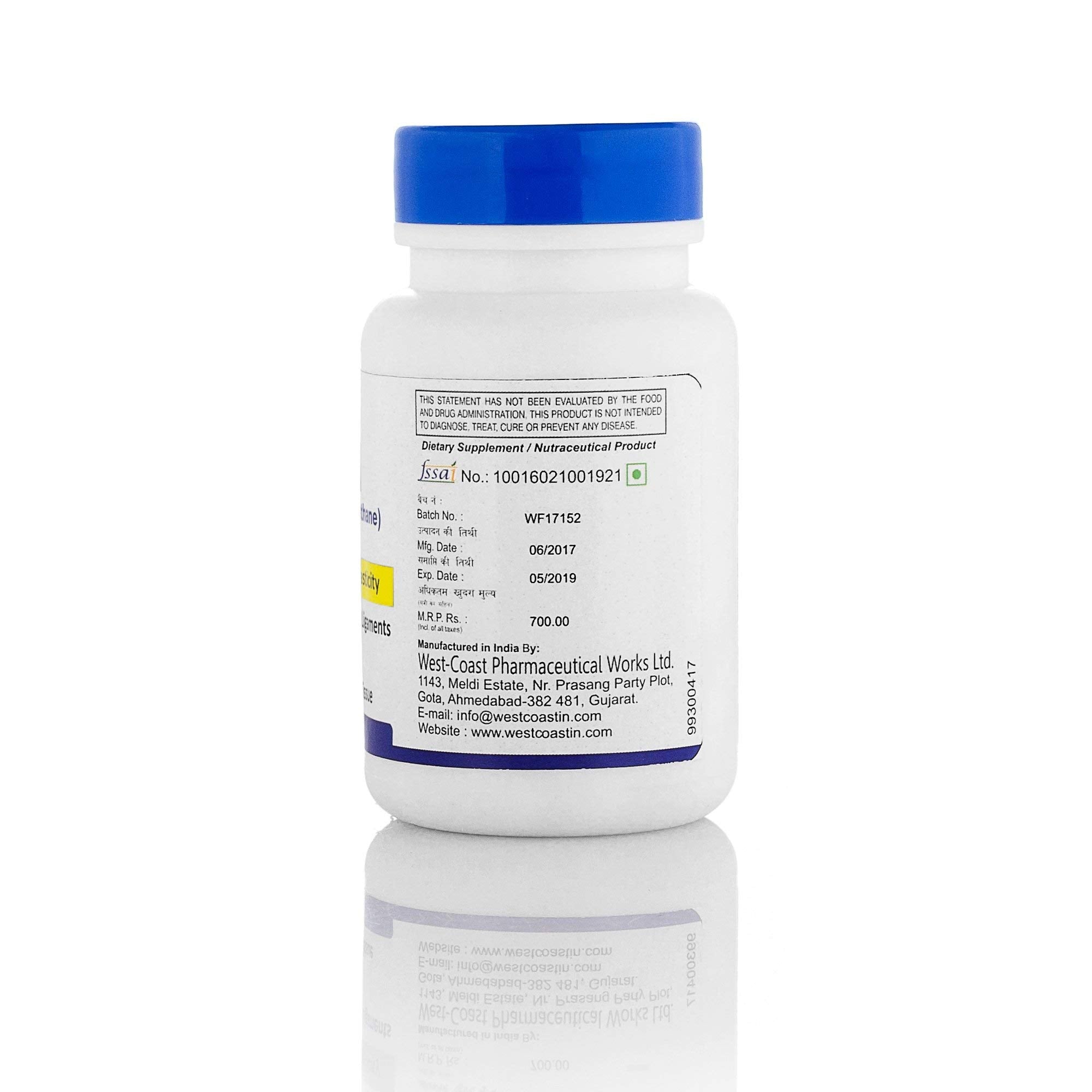 Healthvit MSM Methyl Sulfonyl Menthane 1000 mg - 60 Tablets